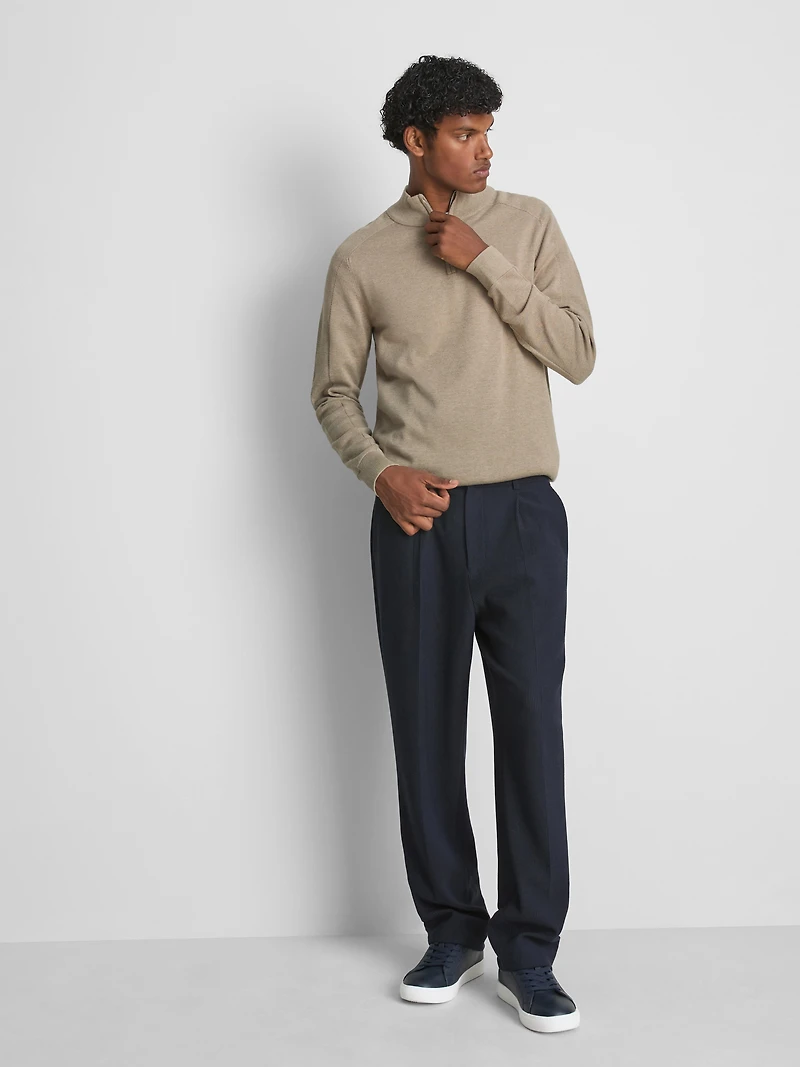 The Edit iQuarter-Zip Sweater