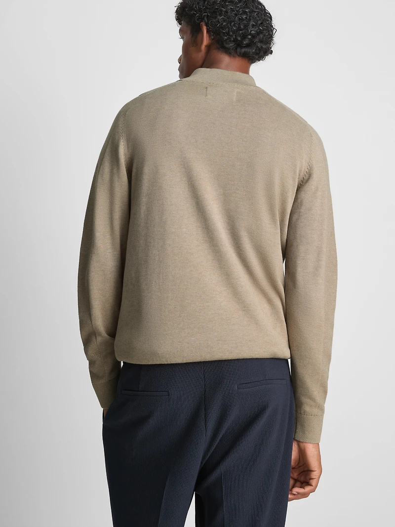 The Edit iQuarter-Zip Sweater