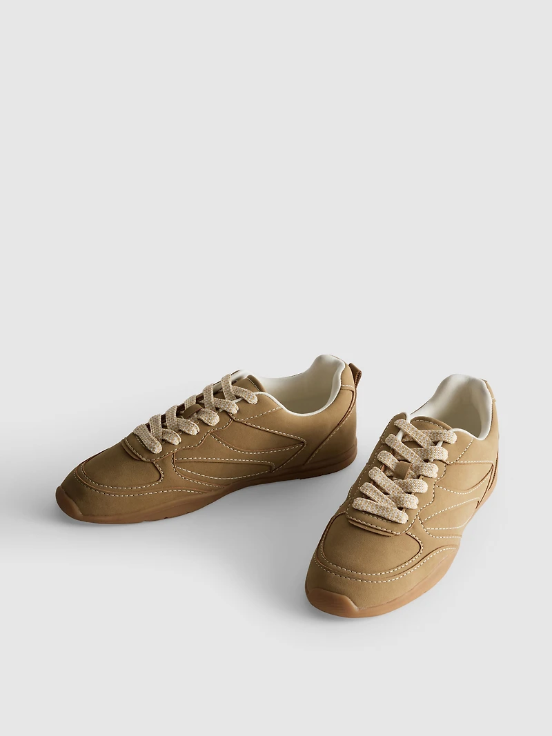 Paula Echevarría Panelled Sneakers