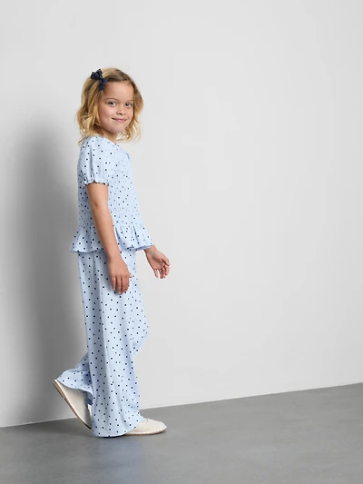 1-9yrs | Ruffle Blouse and Pants Set