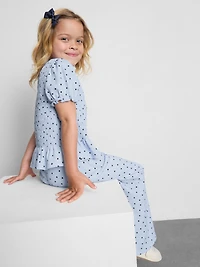 1-9yrs | Ruffle Blouse and Pants Set