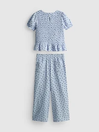 1-9yrs | Ruffle Blouse and Pants Set