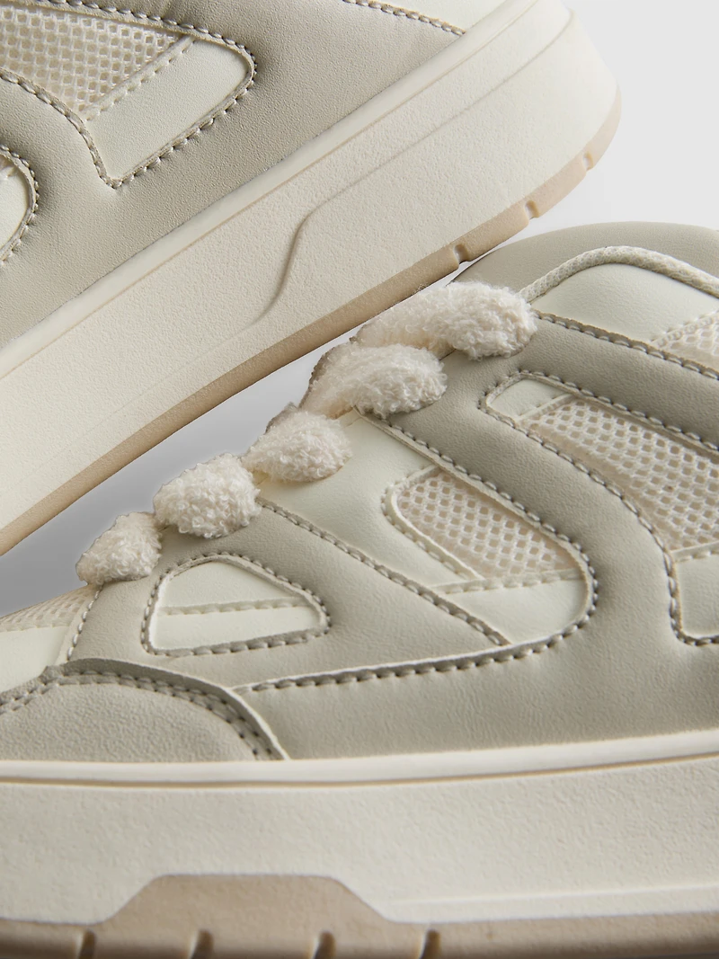 Paneled Skate Shoes