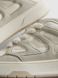 Paneled Skate Shoes