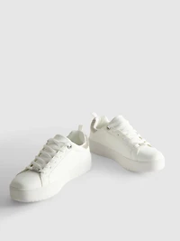 Embellished Lace-Up Sneakers