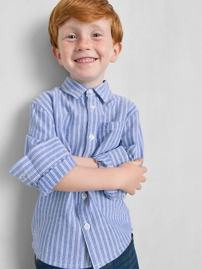 1-12yrs | The Edit Pure Cotton Oxford Shirt