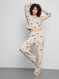 Fall Icons Pajama Top