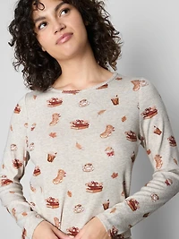 Fall Icons Pajama Top