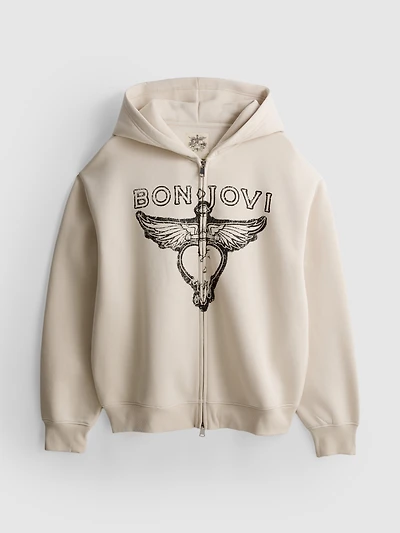 Bon Jovi Zip-Up Hoodie