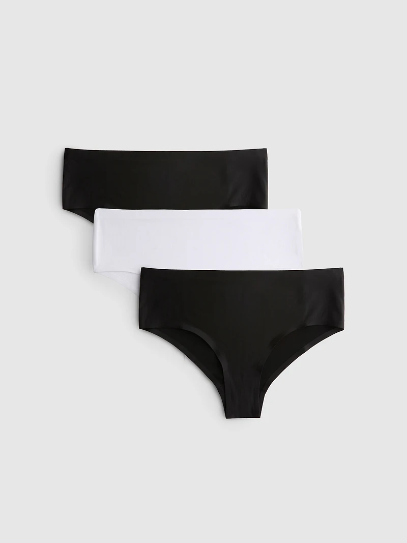 3-Pack Invisible Hipster Briefs