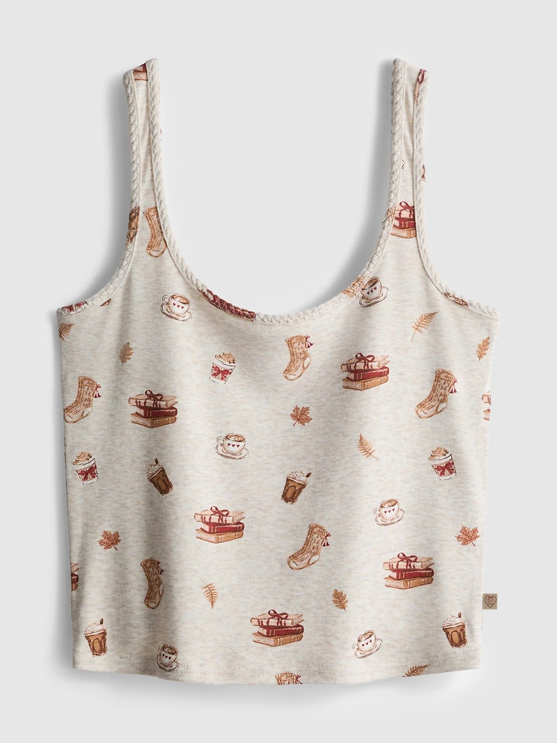 Love To Lounge Autumn Jersey Cami Pajama Top
