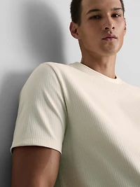 The Edit Ribbed Roundneck T-Shirt
