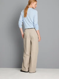 Belted Wide-Leg Pants