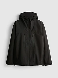 Hooded Zip Raincoat