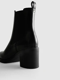 Block Heel Chelsea Boots