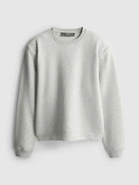 Cotton Rich Shoulder Pad Sweatshirt
