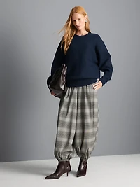 Oversized Knitted Cocoon Sweater