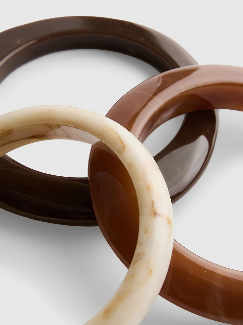 3pk Chunky Bangles
