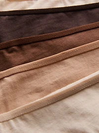 5pk Pure Cotton Skin Tone Brazilian Briefs