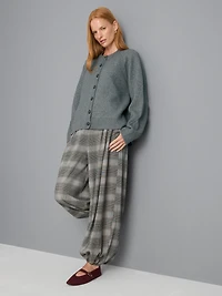 Relaxed Seam Detail Cardigan
