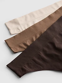 3pk Seamless Neutral Thongs