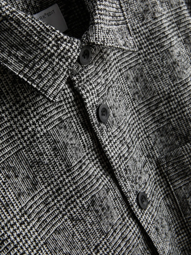 The Edit Check Overshirt