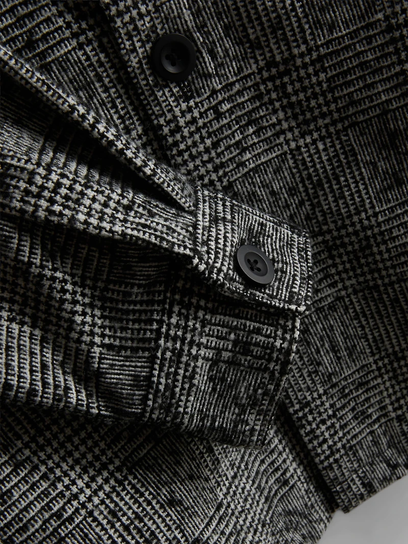 The Edit Check Overshirt