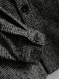 The Edit Check Overshirt