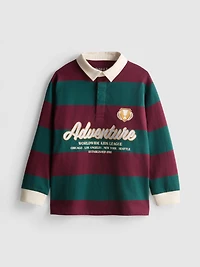 1-9yrs | Cotton Rich Stripe Rugby Shirt
