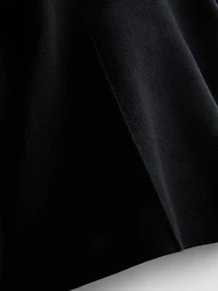 Seam-Detail Knitted Sweater