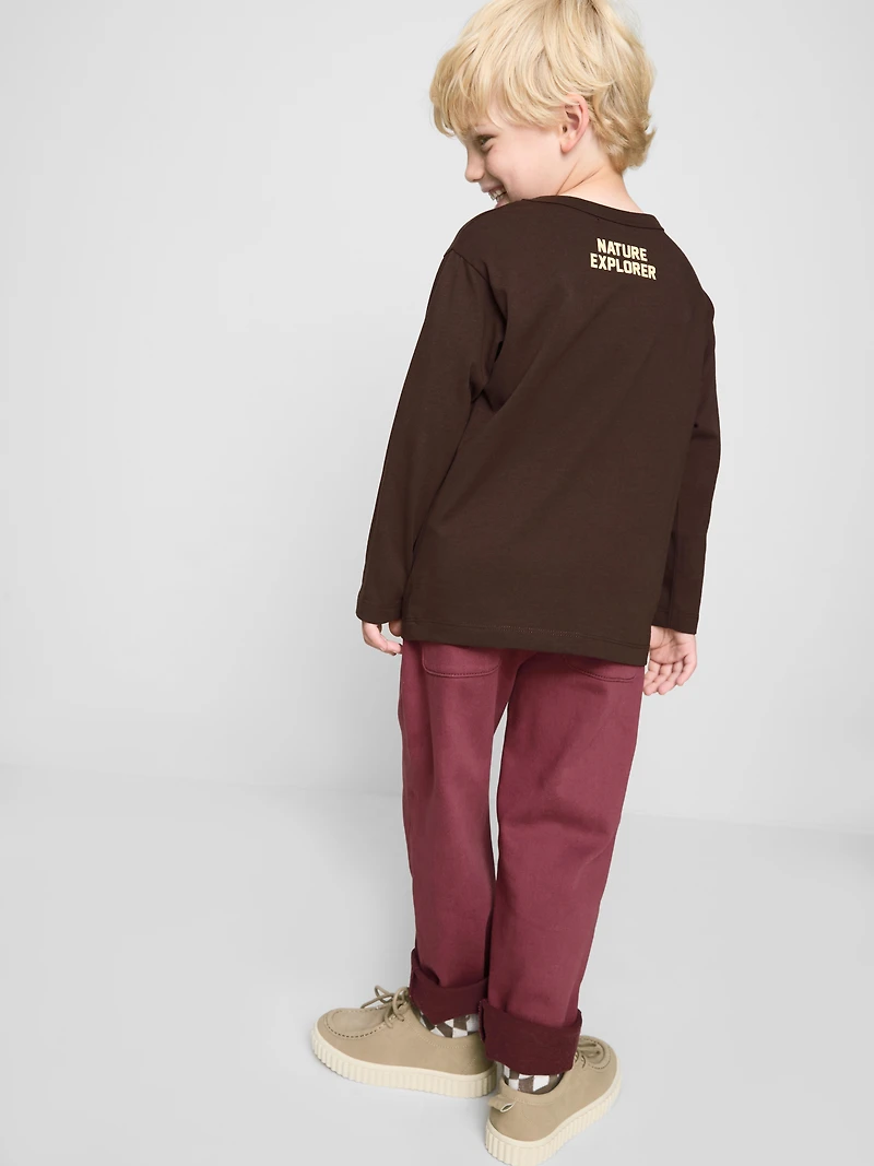 1-9yrs | Pure Cotton Long Sleeve T-Shirt