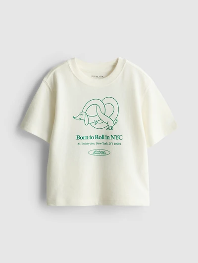 1-9yrs | Cotton-Rich Sausage Dog Graphic T-Shirt