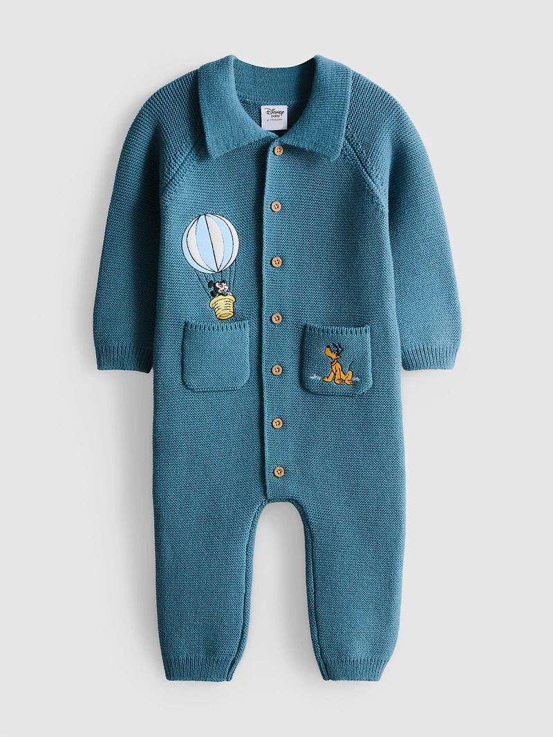 0-18mths | Disney's Mickey Mouse and Pluto Onesie
