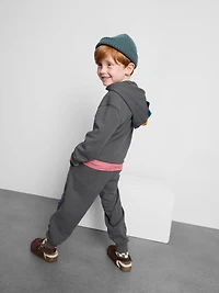 1-9yrs | Dinosaur Hoodie and Cuffed Joggers Set