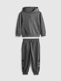 1-9yrs | Dinosaur Hoodie and Cuffed Joggers Set