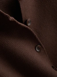Sculpted Roundneck Cardigan