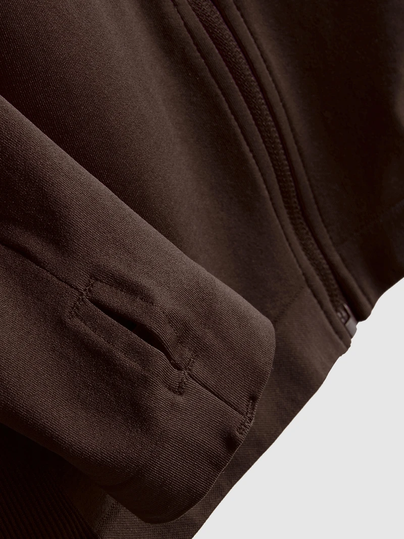 Seamless Zip Through Active Jacket