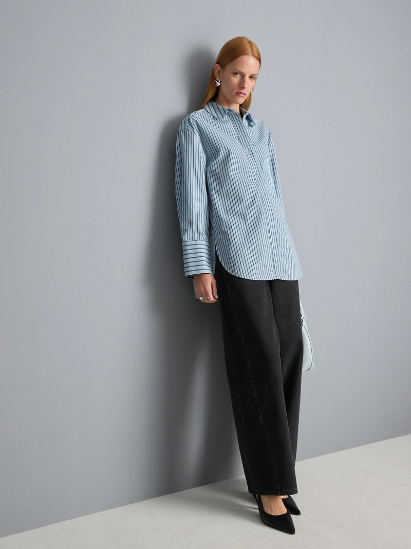 Pure Cotton Poplin Shirt