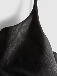 Snake Print Active Crop Top