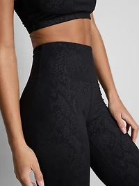 High-Waisted Snake Print Active Leggings