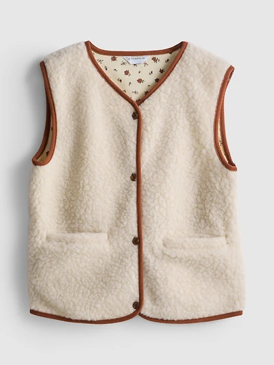 1-12yrs | The Edit Wool Blend Fleece Vest