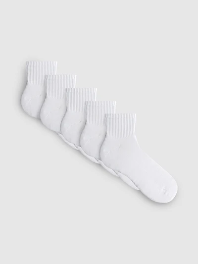 5pk Ribbed Crew Socks