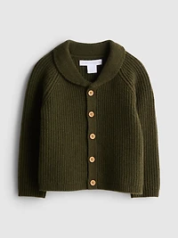 0-18mths | The Edit Newborn Collared Cardigan