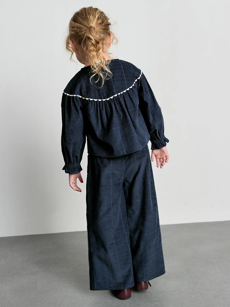 1-12yrs | The Edit Pure Cotton Corduroy Blouse and Pants Set