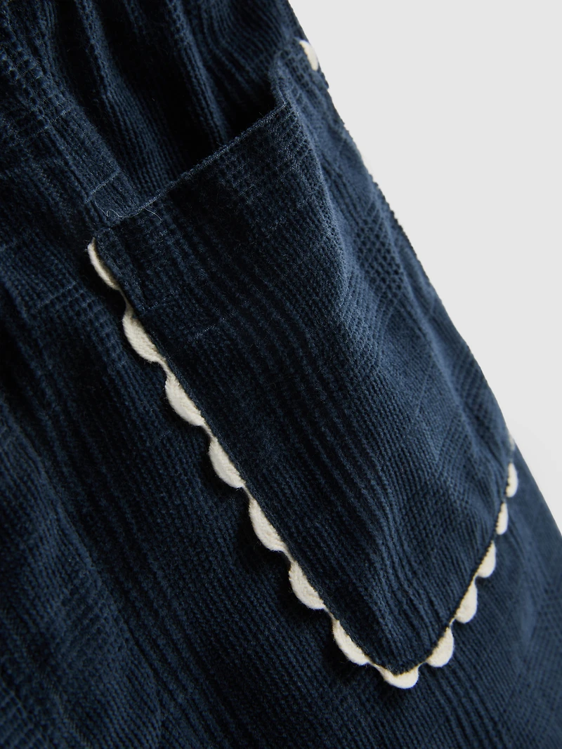 1-12yrs | The Edit Pure Cotton Corduroy Blouse and Pants Set