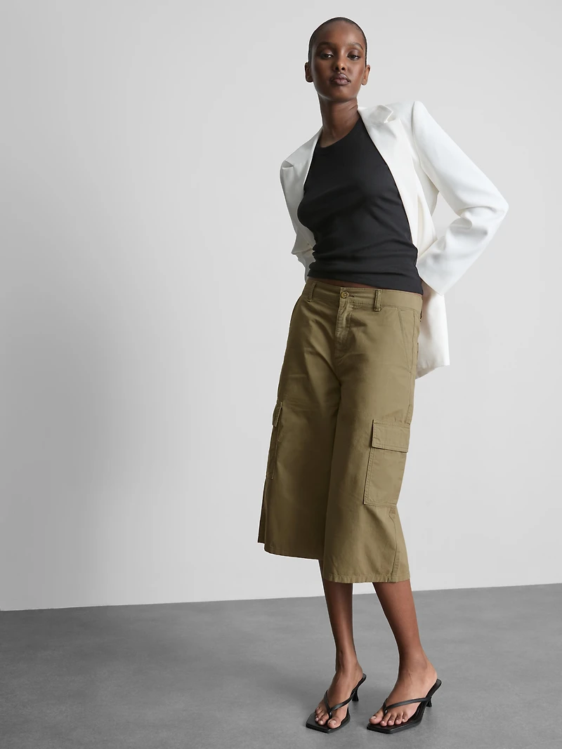 Cotton Cargo Utility Shorts