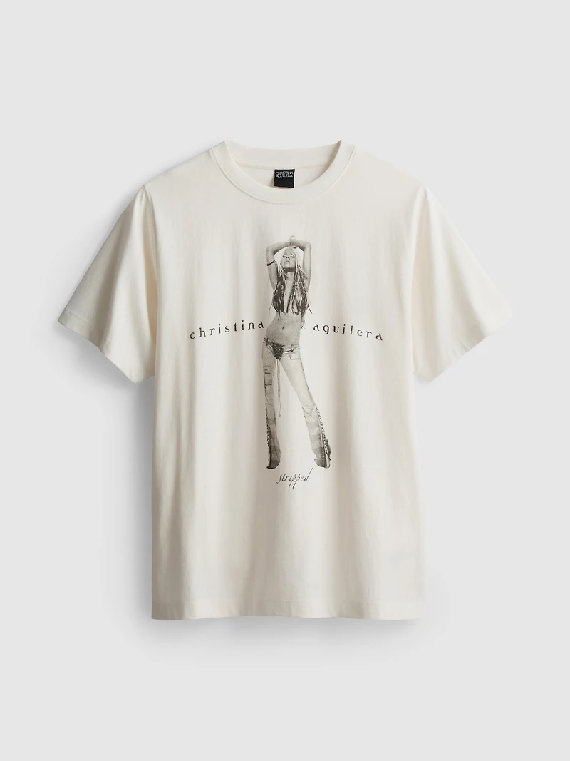 Christina Aguilera Cotton Music Tee