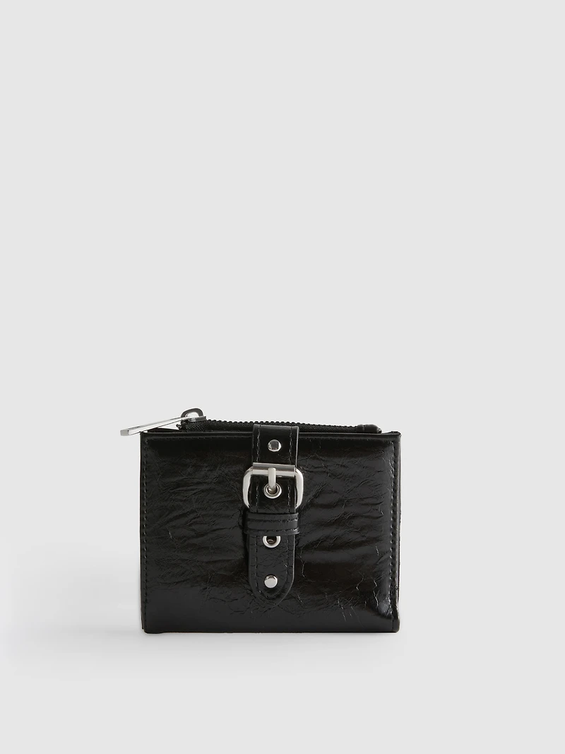 Textured Zip Wallet