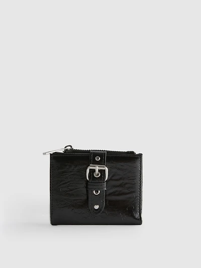 Textured Zip Wallet