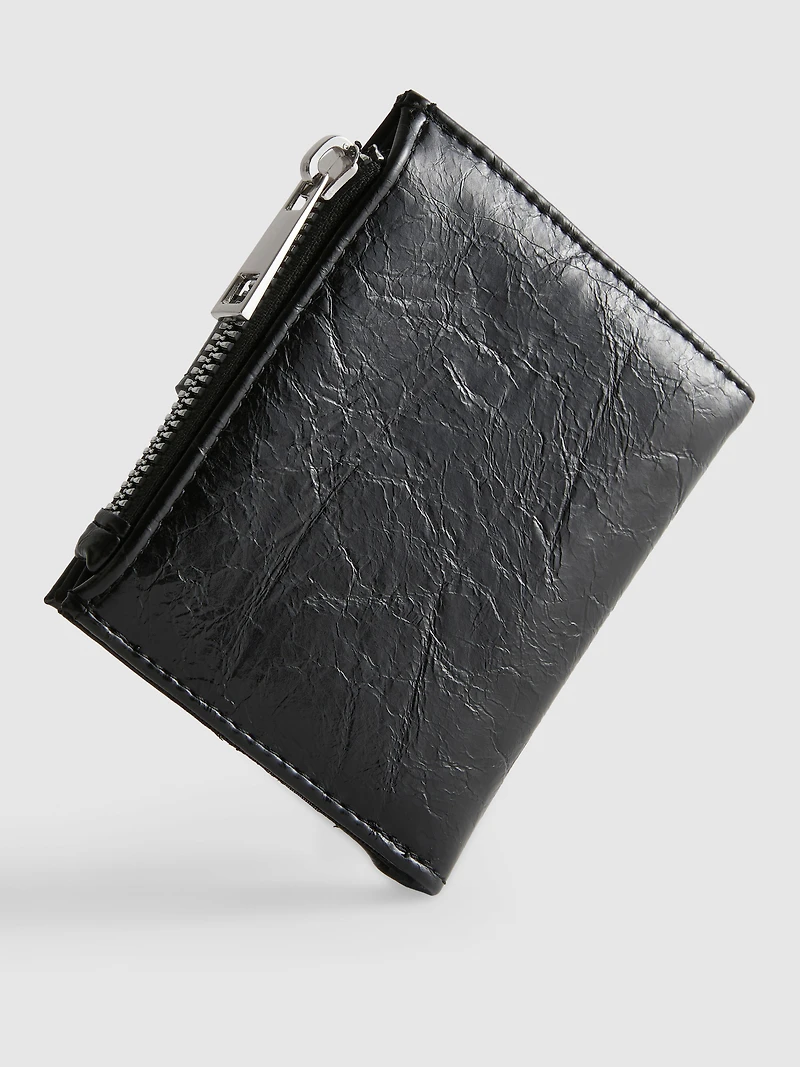 Textured Zip Wallet
